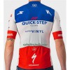 Cykeltrøje 2022 Quick-Step Alpha Vinyl Fransk Mesterskab Rød Blå Hvid